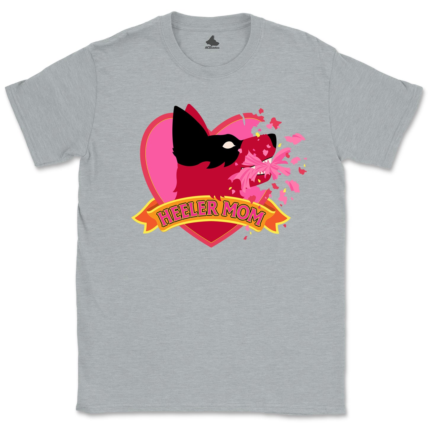 Red Heeler Mom T-Shirt