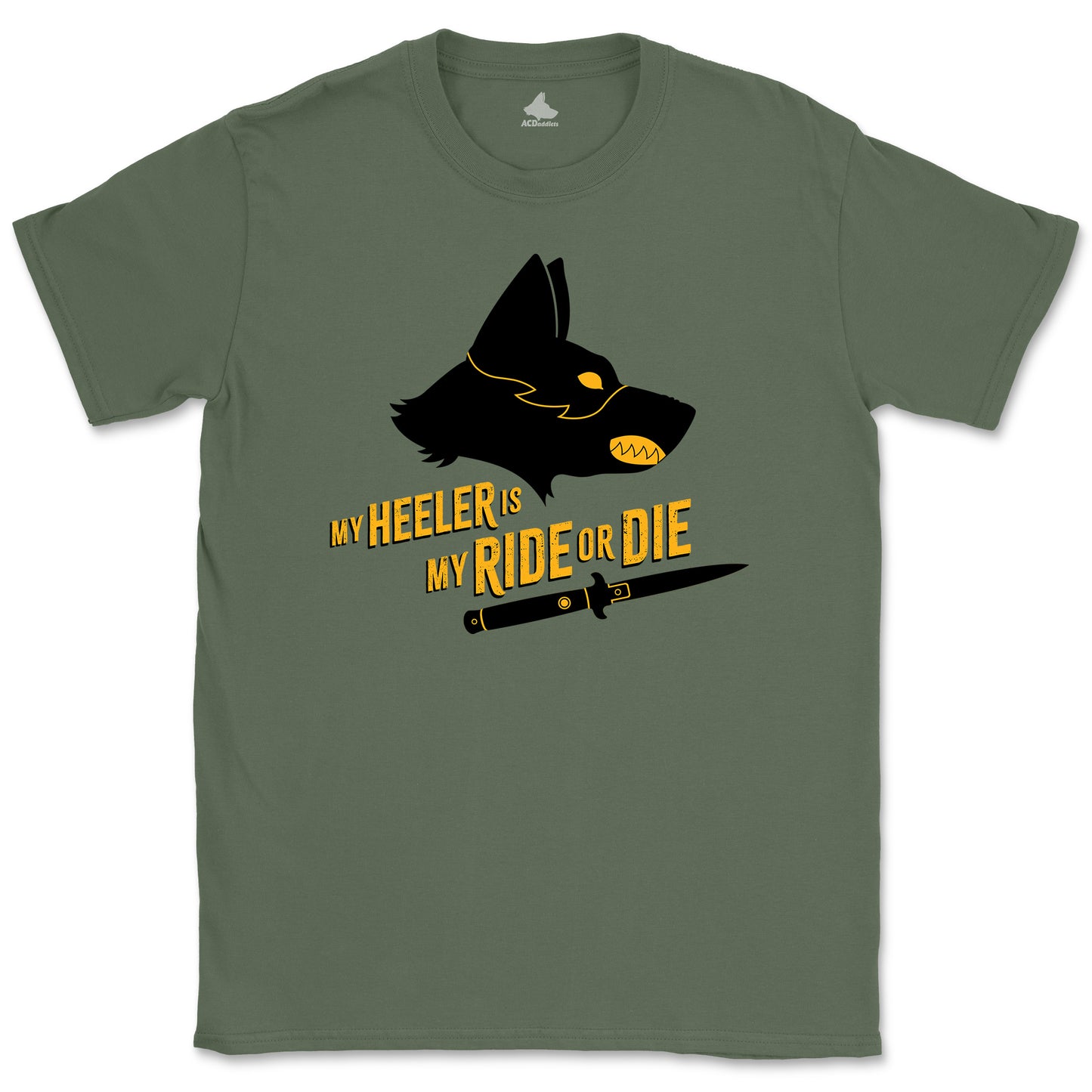 Ride Or Die Heeler T-Shirt