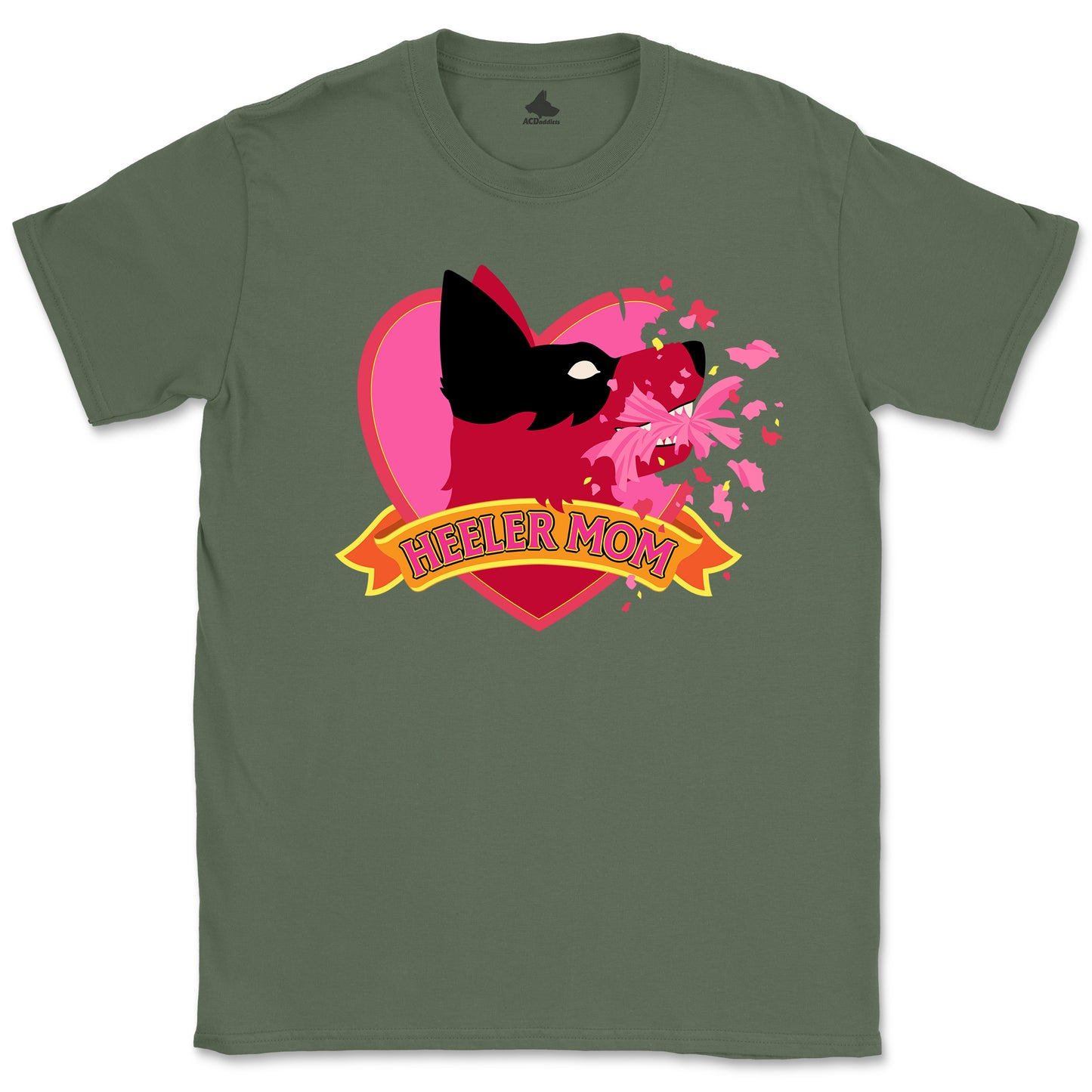 Red Heeler Mom T-Shirt