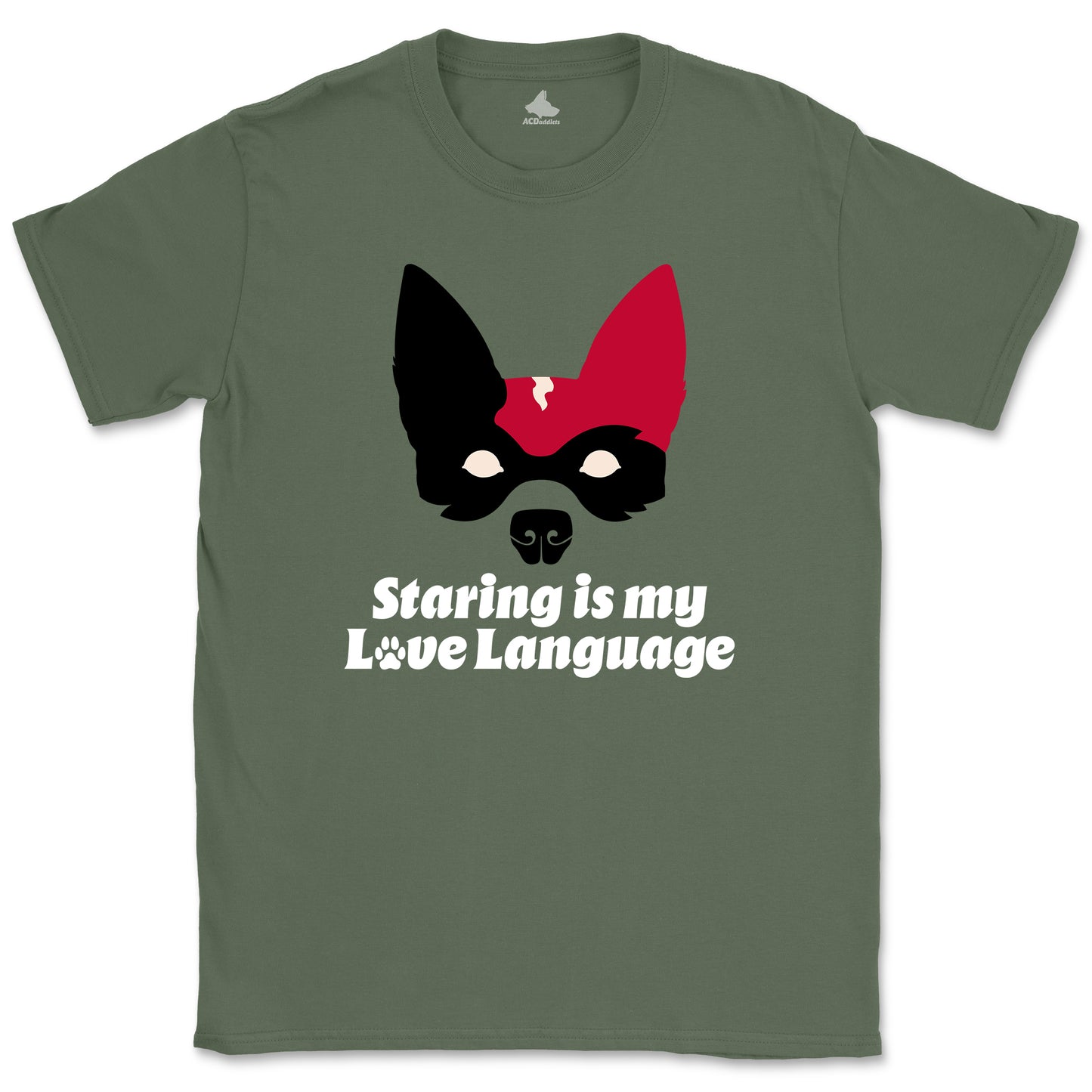 Red Heeler Love Language T-Shirt