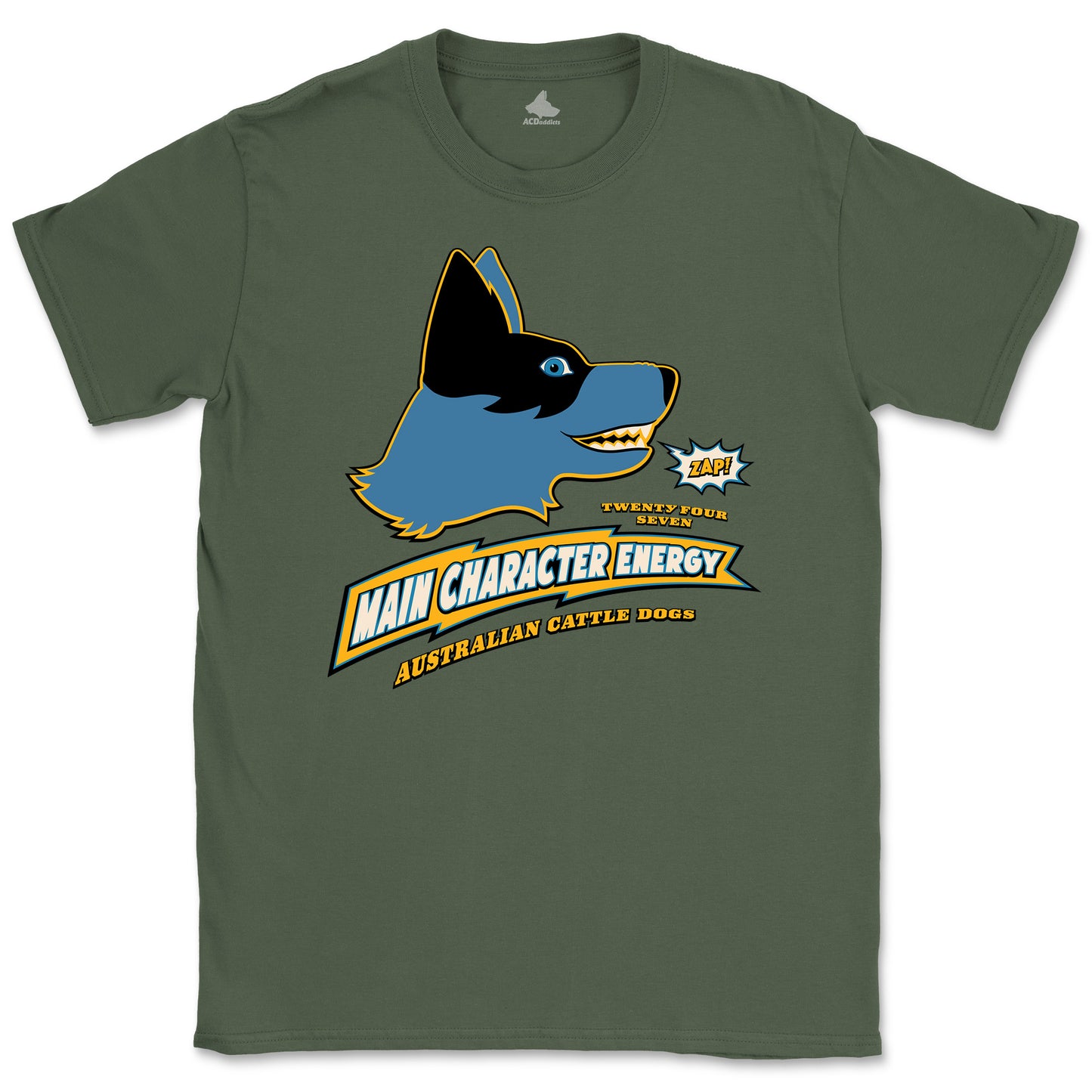Main Character Energy Blue Heeler T-Shirt