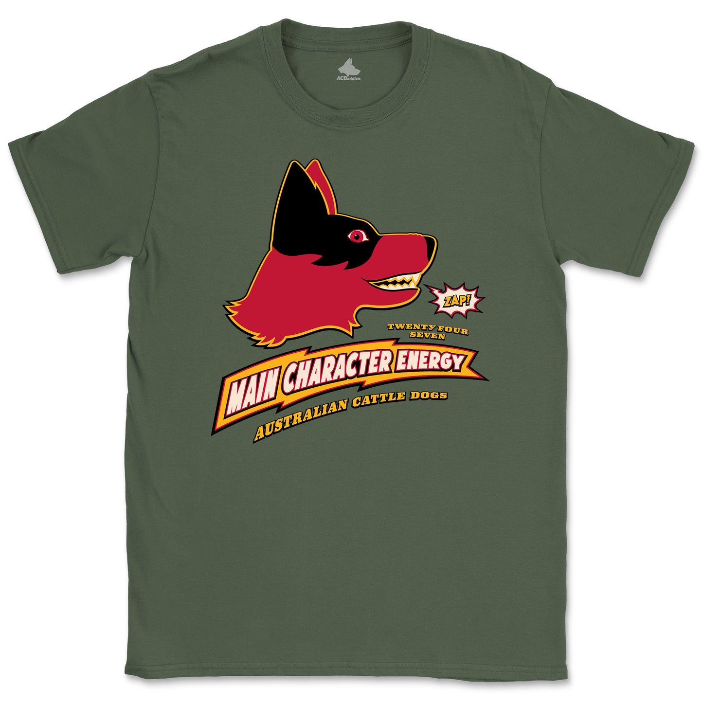 Main Character Energy Red Heeler T-Shirt