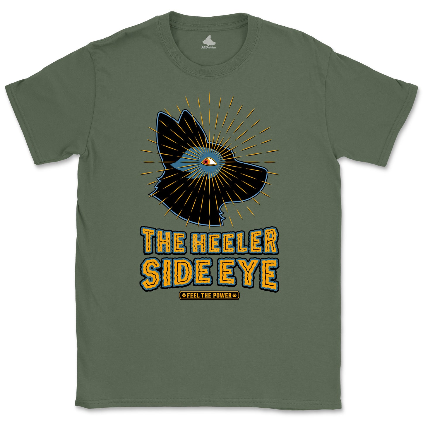 Blue Heeler Side Eye T-Shirt