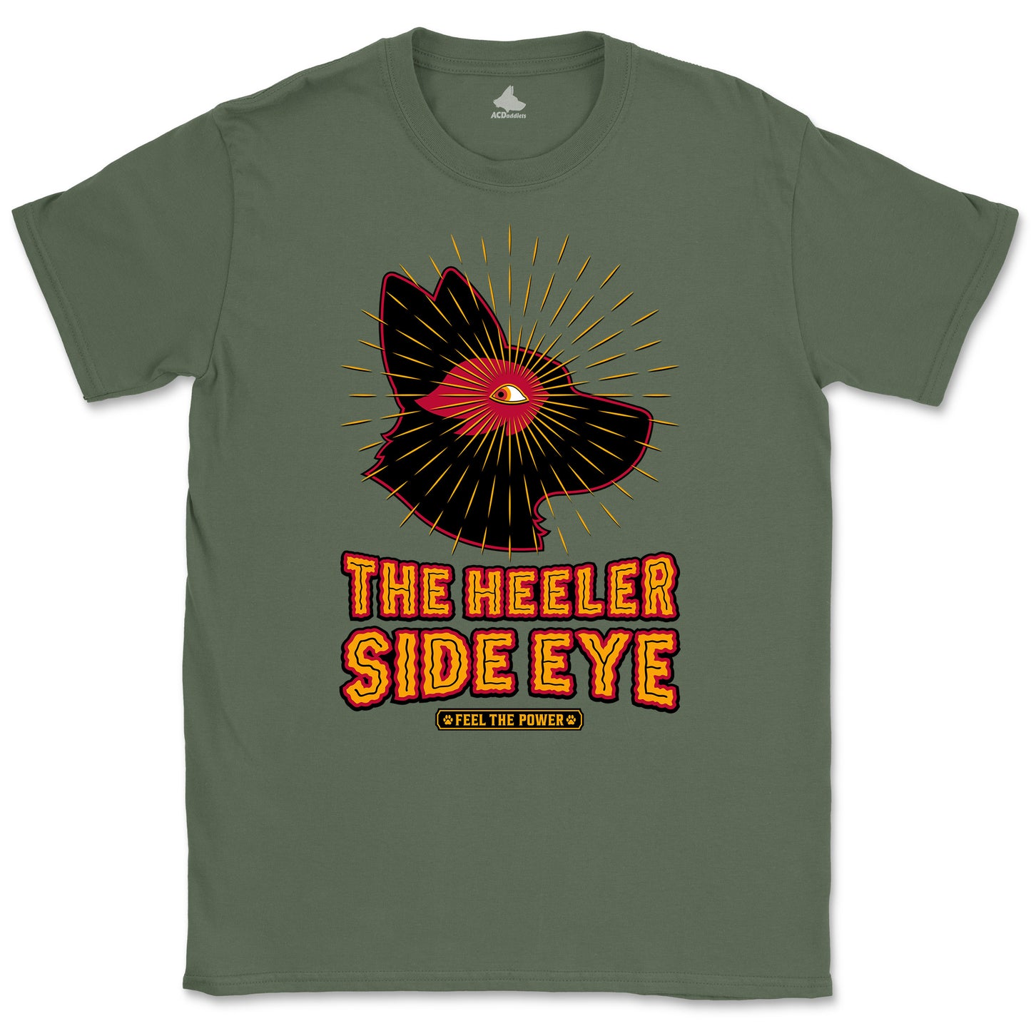 Red Heeler Side Eye T-Shirt