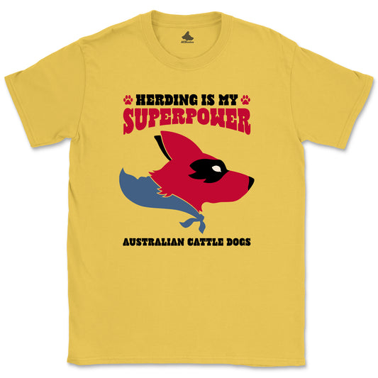 Red Heeler Herding Superpower T-Shirt